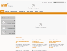 Tablet Screenshot of millfinance.nl